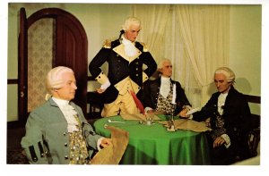 President Washington etc. Decloration of Independence, Cave Wax Museum Kentucky