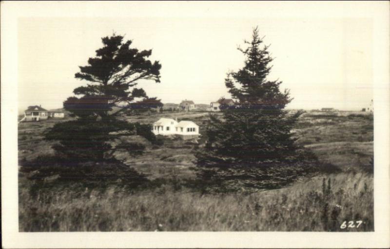 Monhegan ME Near Lobster Cove Real Photo Postcard