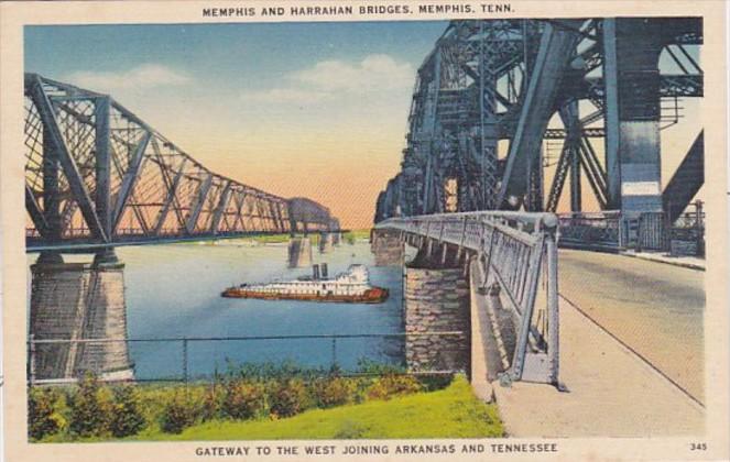 Tennessee Memphis and Harrahan Bridges