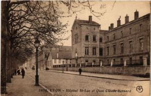 CPA LYON-Hopital St-Luc et Quai Claude Bernard (426507)