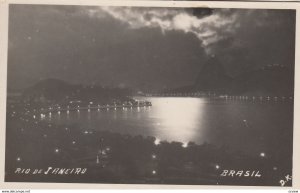 RP: RIO DE JANEIRO , Brazil , 1910-30s ; At night