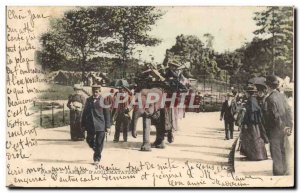Old Postcard Paris Jardin d & # 39acclimation Elephant