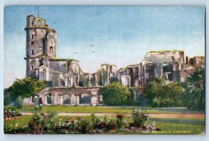 Lucknow India Postcard Residency of Sir Henry Lawrence c1910 Oilette Tuck Art