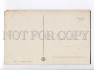 401447 SWITZERLAND Gotthard mountains MAP Vintage postcard