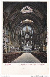 MONTREAL , Quebec , Canada , 00-10s ; L'Eglise de Notre Dame.-interieur