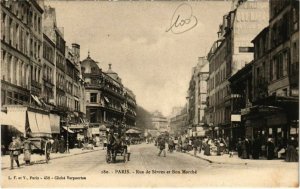 CPA PARIS 7e - Rue de Sévres (75181)