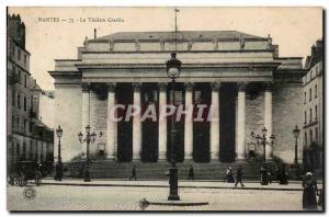 Nantes - the Graslin Theater - Old Postcard