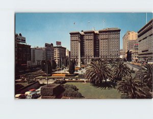 Postcard St. Francis Hotel Union Square San Francisco California USA
