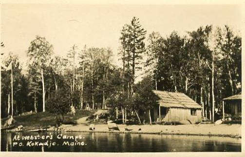 ME - Kokadjo, At Webster's Camps   RPPC