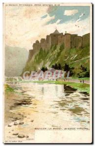 Old Postcard Belgium Bouillon Semoy The old castle