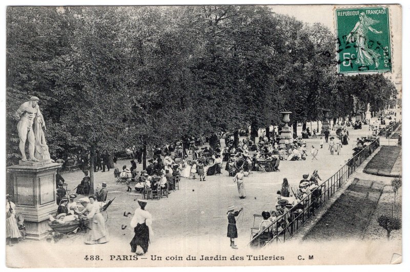 Paris, Un coin du Jardin des Tuileries