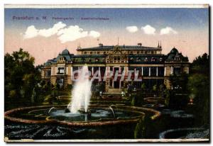 Old Postcard Frankfurt a M Palmengarten Gesellschaltshaus