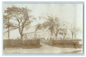 C.1910 RPPC Mappleton Church, England Vintage Postcard P87 