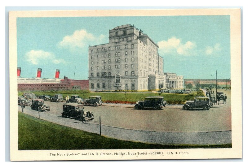 Postcard The Nova Scotian and CNR Station, Halifax Nova Scotia Canada G58