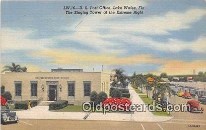 US Post Office Lake Wales, FL, USA Unused 