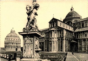 Cathedral, Column of the Putti, Cherubic figures, Monument Postcard