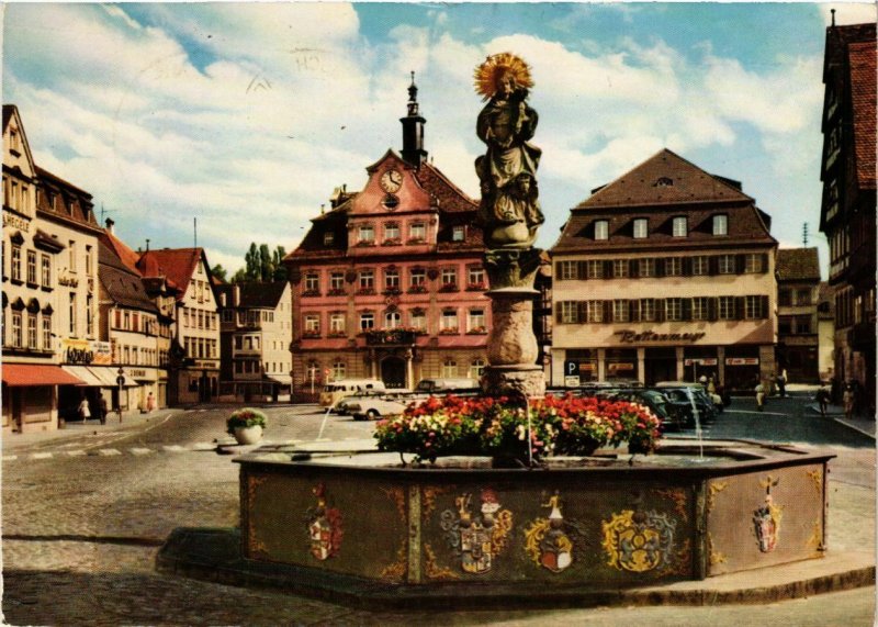 CPM AK Schwabisch Gmünd – Marktplatz – Modern Card GERMANY (857349)