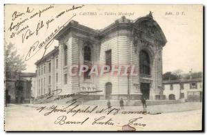 Old Postcard Castres Municipal Theater