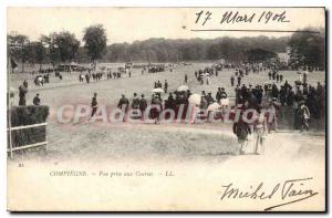 Old Postcard Compiegne View Taking the Races