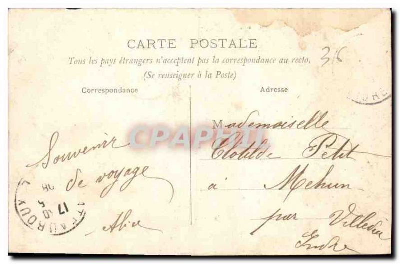 Postcard Old Church Chateauroux Saint Andre