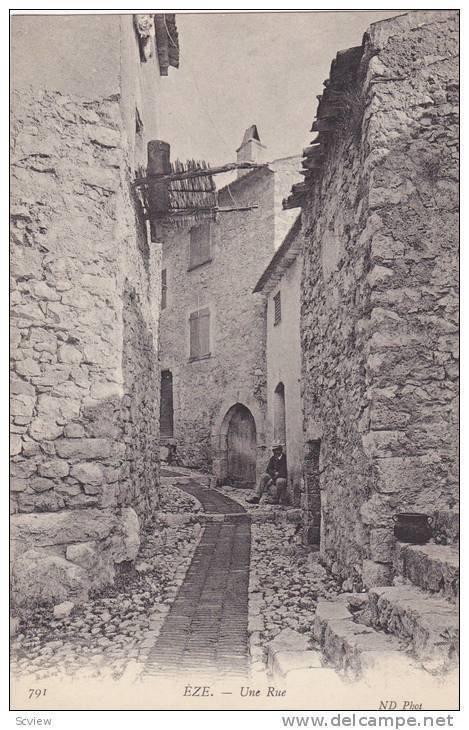 Une Rue, Eze (Alpes Maritimes), France, 1900-1910s