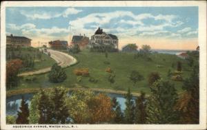 Watch Hill RI Squednick Ave Homes c1920 Postcard