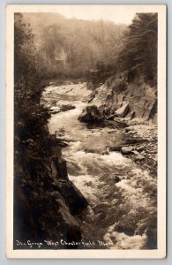 The Gorge West Chester Mass RPPC MA Massachusetts Real Photo c1920s Postcard M26