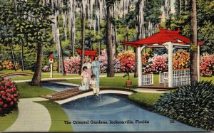 Florida Jacksonville The Oriental Gardens 1949