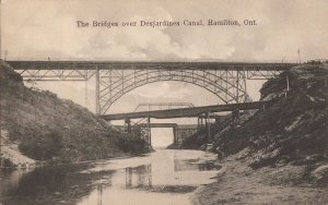 Postcard The Bridges Over Desjardines Canal Hamilton Ontario Canada