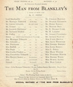 The Man From Blankleys Charles Hawtry Rare Haymarket Theatre Programme