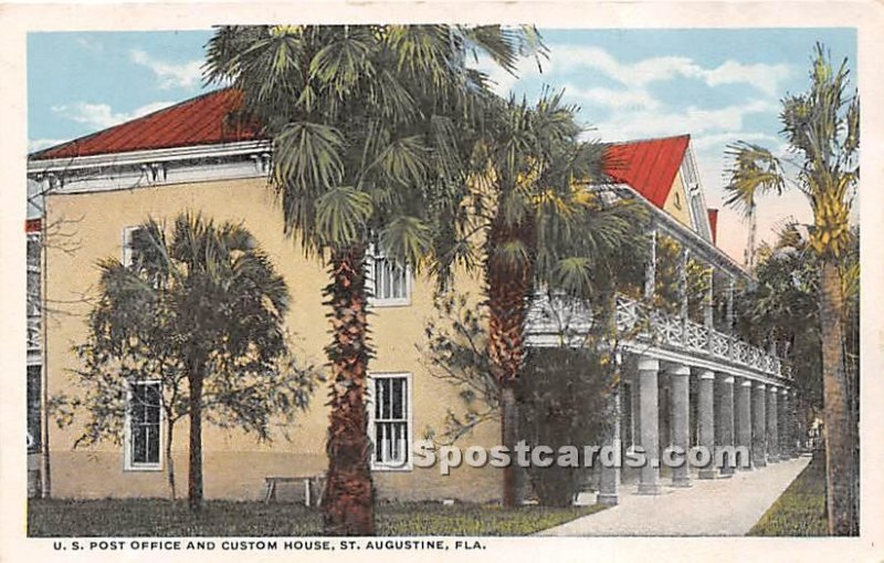 US Post Office & Custom House - St Augustine, Florida FL