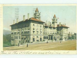 Divided Back ANTLERS HOTEL Colorado Springs Colorado CO HQ5504