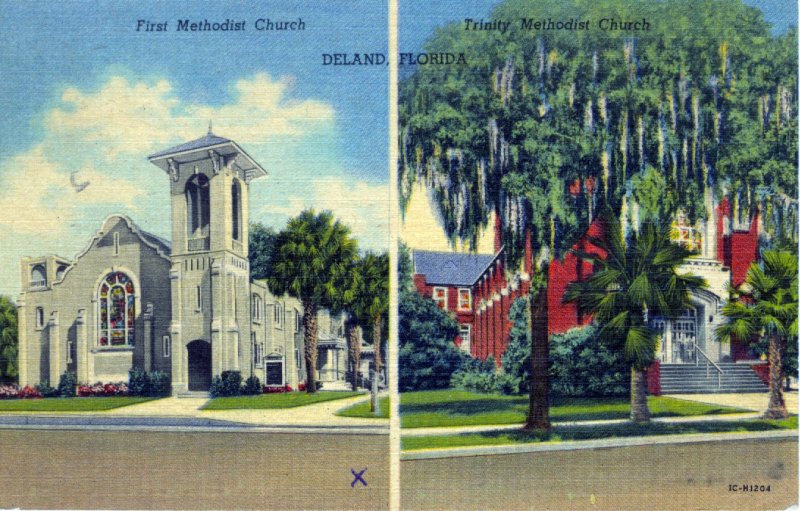 [ Linen ] US Florida Deland - Methodist Churches
