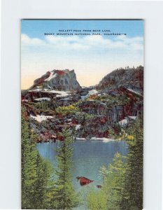 Postcard Hallett Peak From Bear Lake, Rocky Mountain National Park, Colorado