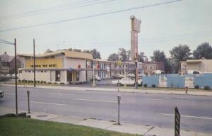 Akron OH Ohio ~ Imperial 400 Motel ~ Motels Market St. ~ c1960s Postcard