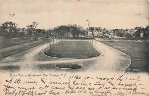 East Orange New Jersey NJ~Essex County Boulevard-1906 Photo Postcard