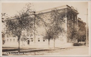 RPPC Postcard Deaconess Hospital Great Falls Montana MT