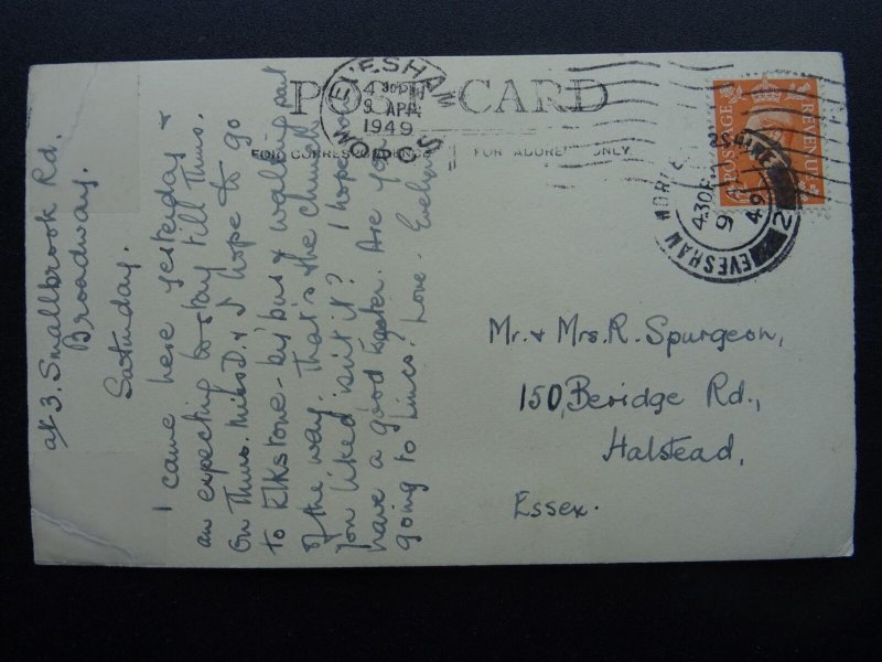 Worcestershire BROADWAY Madame de Navarro's House c1940s RP Postcard by Walker