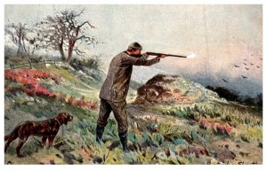 Dog , partridge Shooting