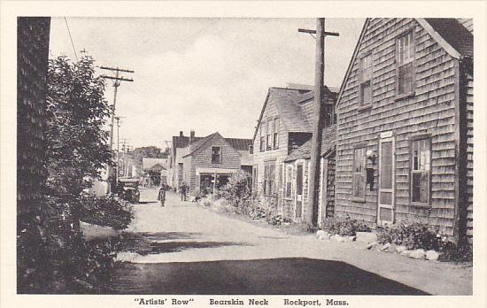 Artists Row Bearskin Neck Rockport Massachusetts Albertype