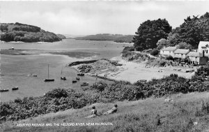 uk51520 helford passage and helford bridge falmouth real photo uk