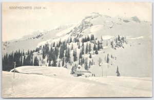 Vintage Bodenschneid Mountain Postcard 1669m Bavaria Germany 1911