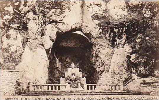 Oklahoma Portland Grotto First Unitt Sanctuary Of Our Sorrowful Mother Real P...