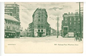 CT - Waterbury. Exchange Place ca 1900