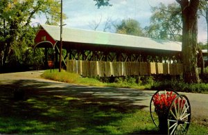 Covered Bridge At Lancaster New Hampshire