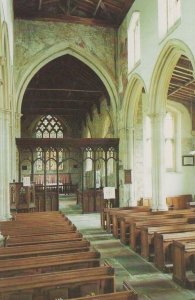 St Andrews Village Church Nave Chancel Pews Lyddington Rutland Postcard