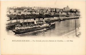 CPA ND. BOULOGNE-sur-MER Vue générale prise Batterie de Chatillon (406107)