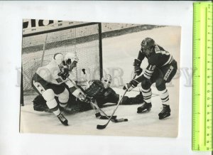 434576 Moscow Lenin Stadium Ice Hockey Finland team USA forward Rob McClanahan