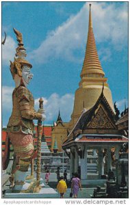 Thailand Bangkok The Golden Stupa of Wat Phra Keo