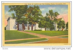 Butler Art Institute and First Christian Church, Youngstown, Ohio, PU-1945